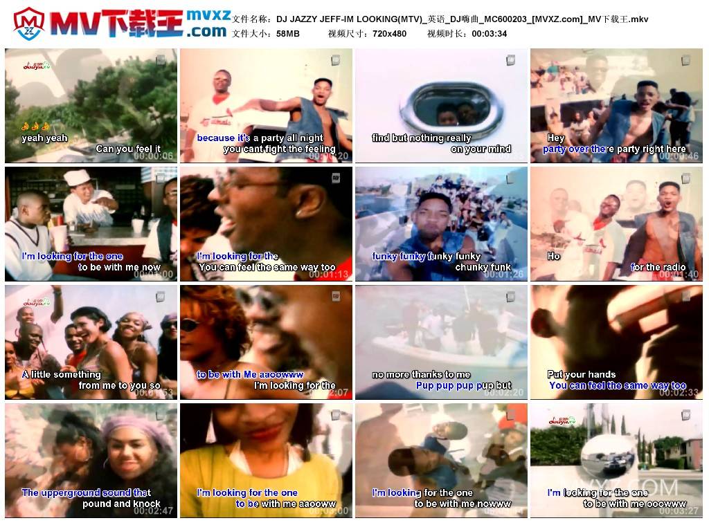 DJ JAZZY JEFF-IM LOOKING(MTV)_英语_DJ嗨曲_MC600203